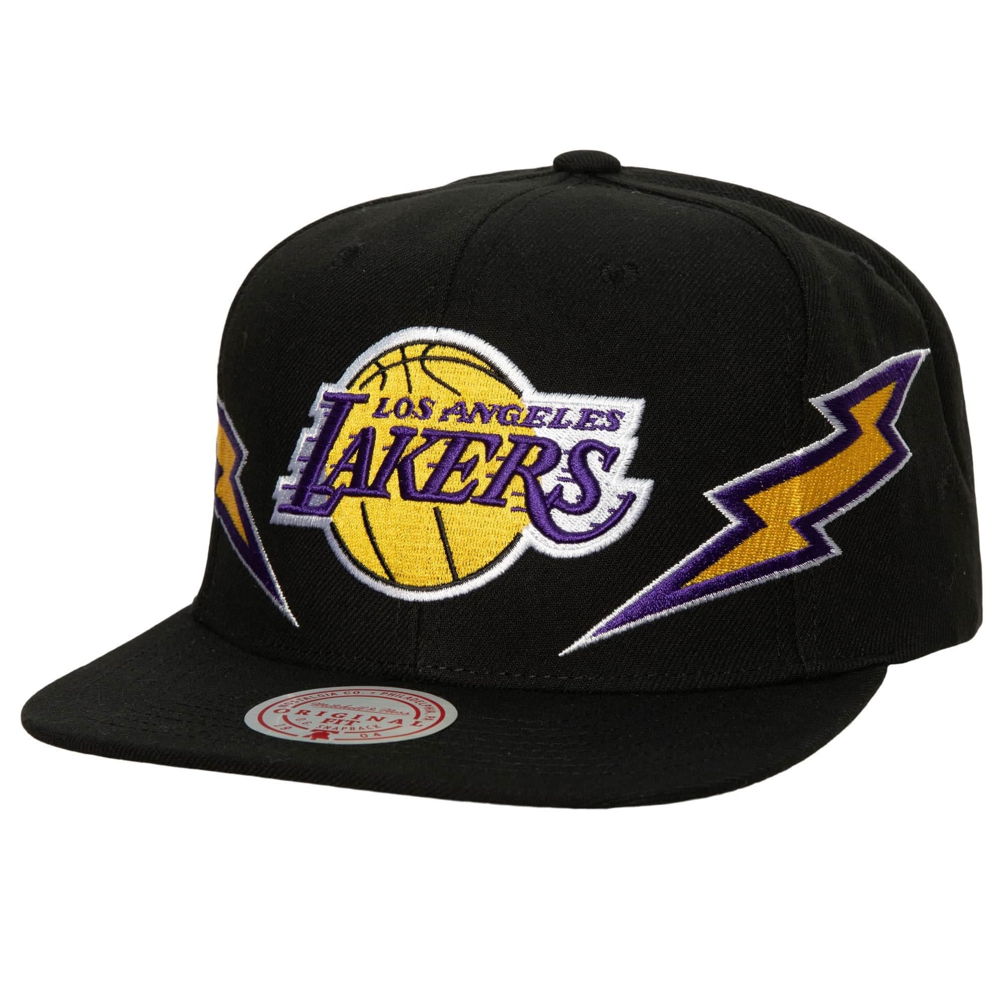 Бейсболка Mitchell & Ness Double Trouble Snapback Los Angeles Lakers Hat