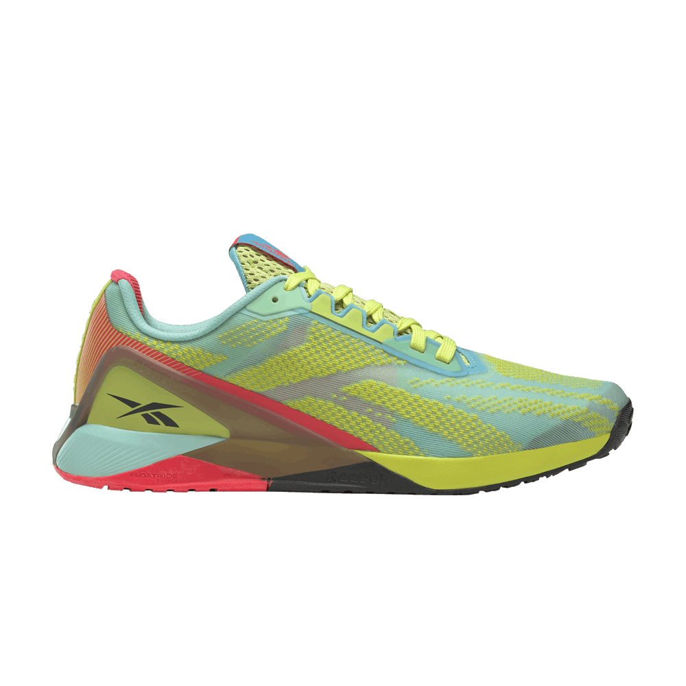 Кроссовки Reebok Nano X1 'Acid Yellow Pixel Mint'