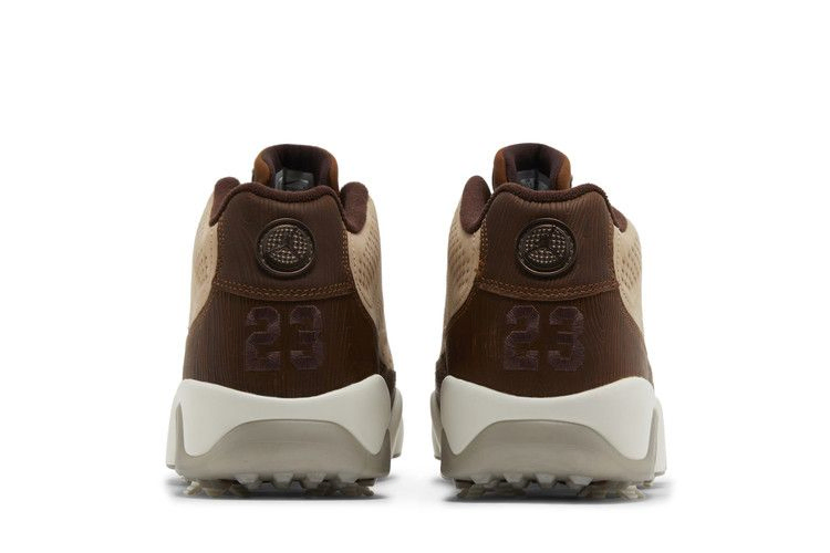 Кроссовки Happy Life Wood x Air Jordan 9 Low Golf 'Woodgrain'
