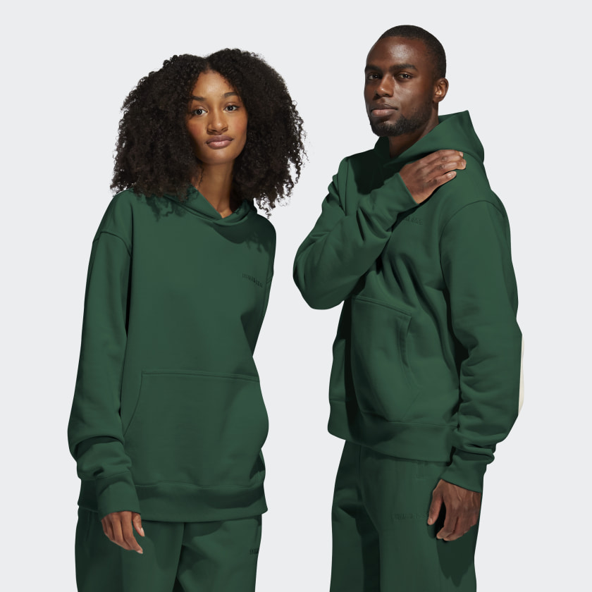 Худи adidas Pharrell Williams Basics Hoodie Dark Green