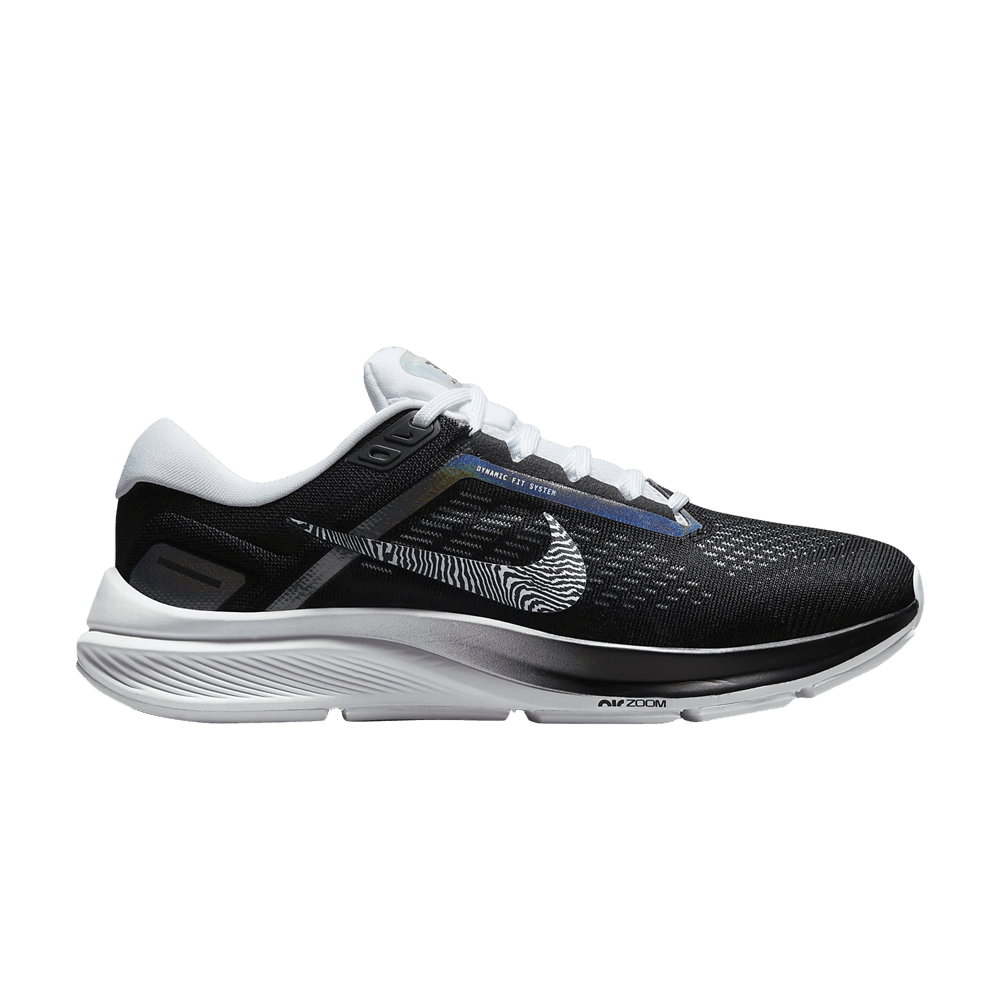 Кроссовки Nike Wmns Air Zoom Structure 24 'Black Zebra Iridescent'