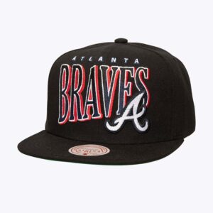 Mitchell-Ness-Black-Atlanta-Braves-Line-Work-OG-Snapback-Hat-300x300