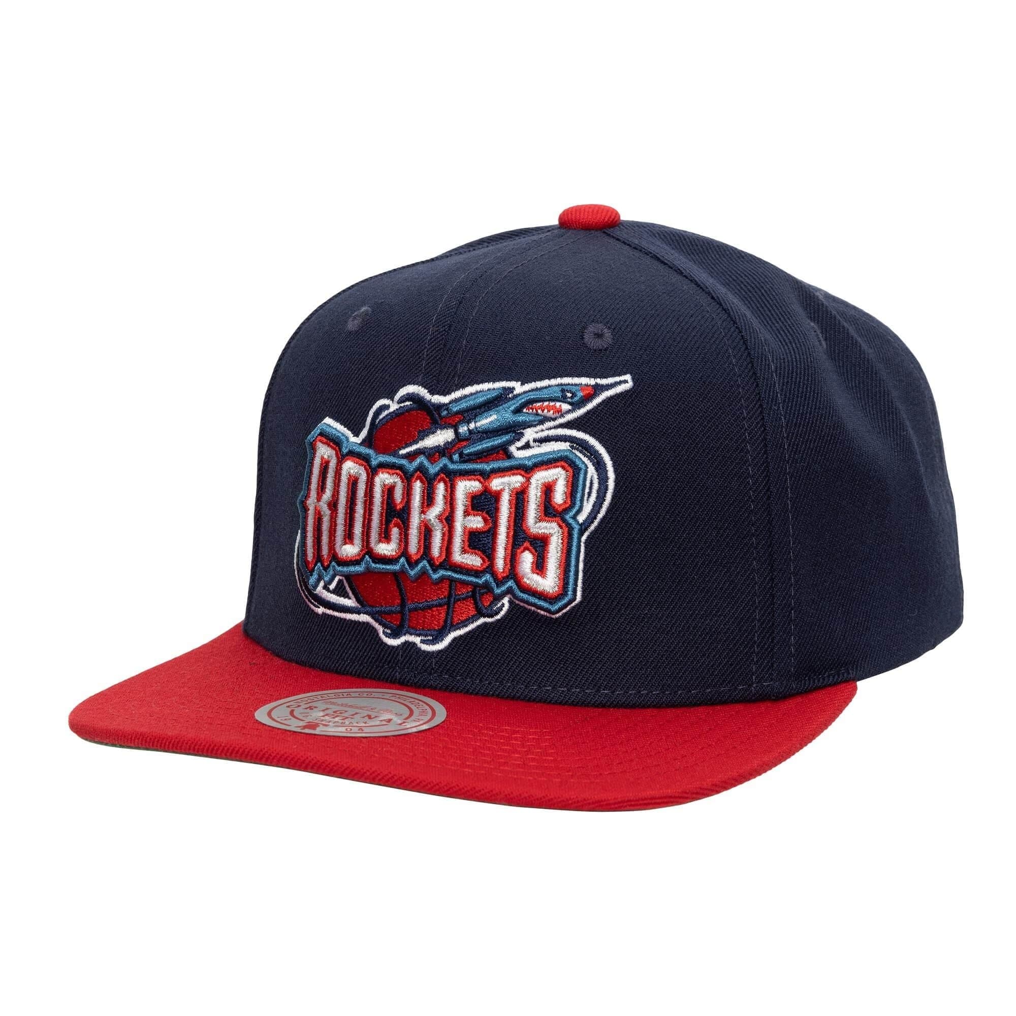 Mitchell-Ness-Team-2-Tone-2.0-Snapback-HWC-Houston-Rockets-Hat