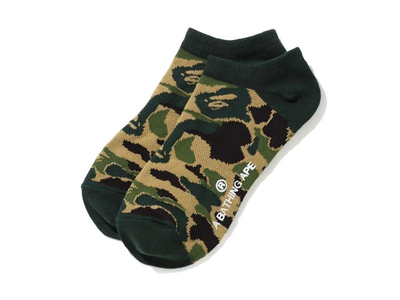 Спортивные носки BAPE ABC Camo Short Socks (SS20) Green