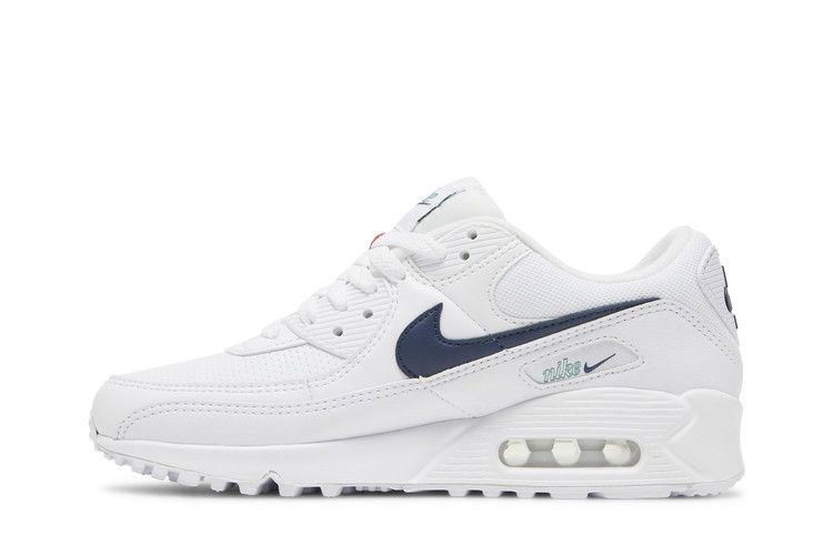 Кроссовки Nike Wmns Air Max 90 'White Racer Blue'