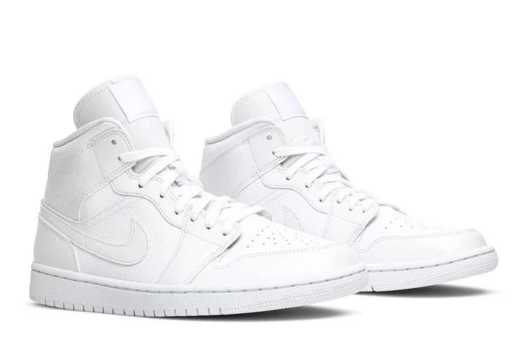 Krossovki-Wmns-Air-Jordan-1-Mid-Triple-White-Patent-7