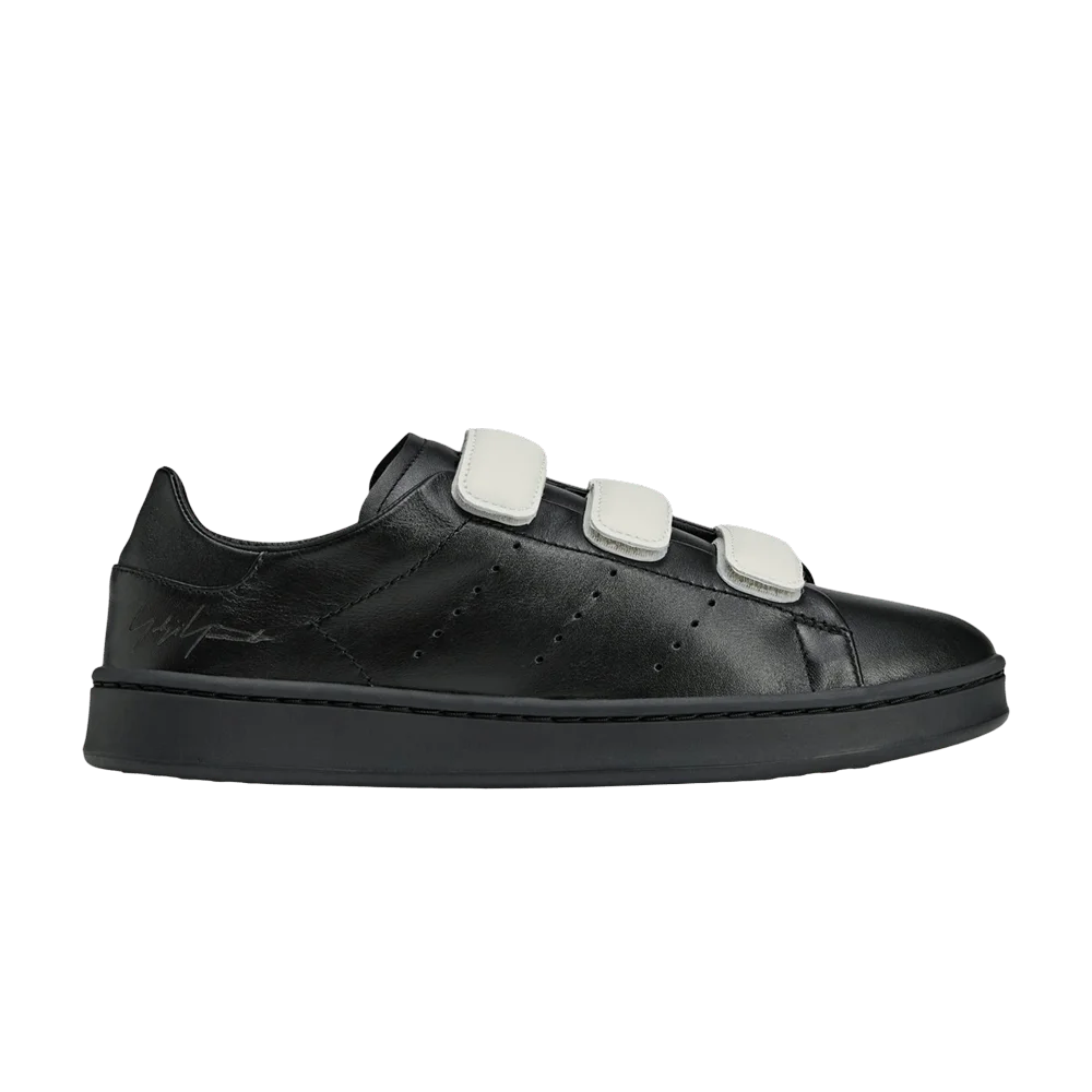 Krossovki-Adidas-Y-3-Stan-Smith-Hook-and-Loop-Black-White