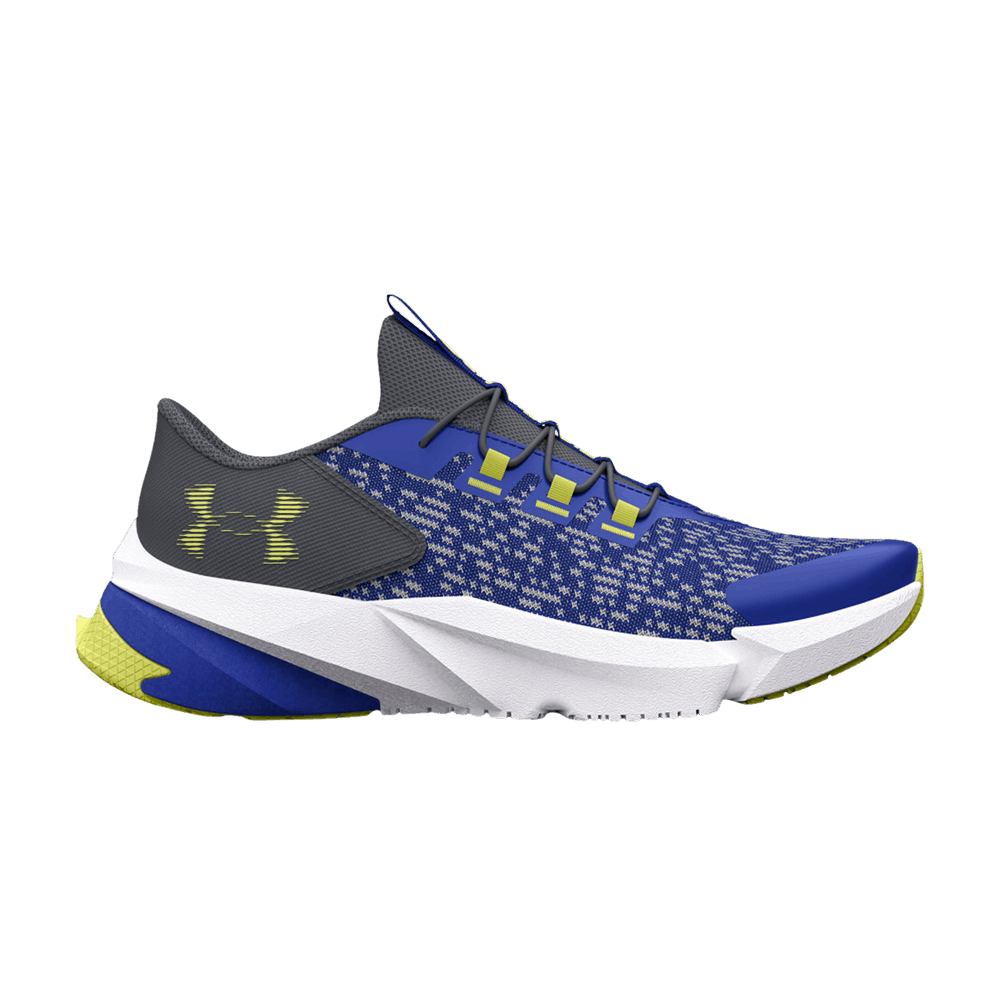 Кроссовки Under Armour Scramjet 5 AL PS 'Team Royal Lime Yellow'