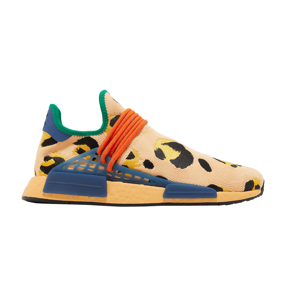 Кроссовки Pharrell x adidas NMD Human Race 'Animal Print - Pulse Amber'