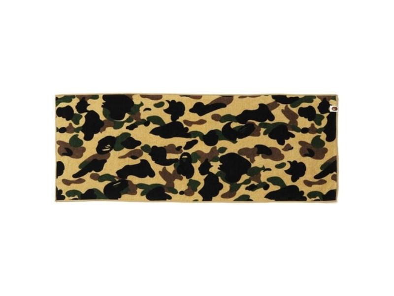 BAPE-1st-Camo-Sport-Towel-Yellow