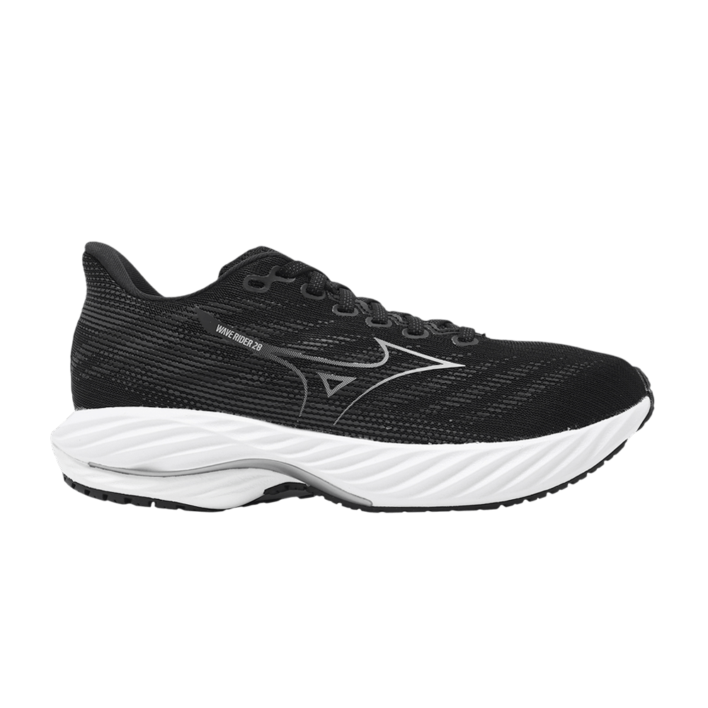 Кроссовки Mizuno Wmns Wave Rider 28 Super Wide 'Black Silver'