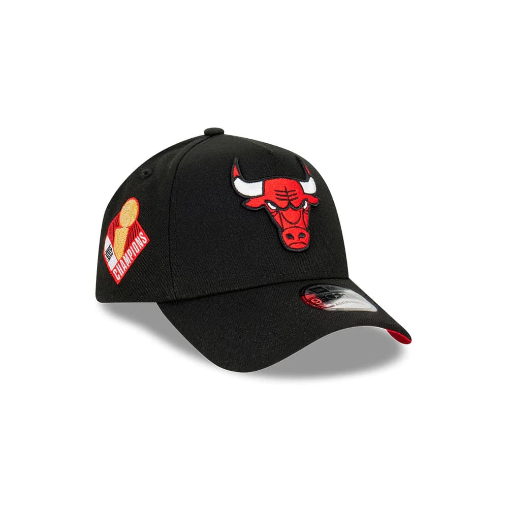 Бейсболка New Era Chicago Bulls 9FORTY A-Frame Champs NBA Snapback Hat