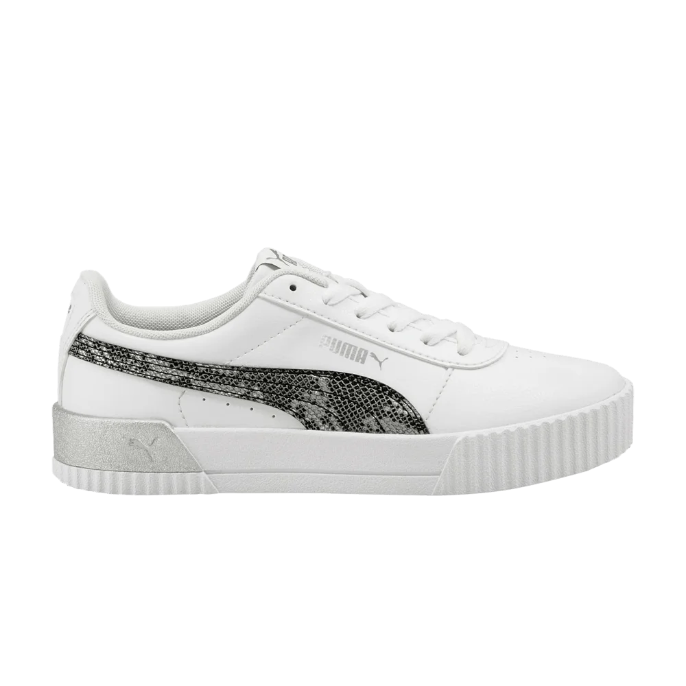 Krossovki-Puma-Wmns-Carina-Untamed-Snakeskin-White