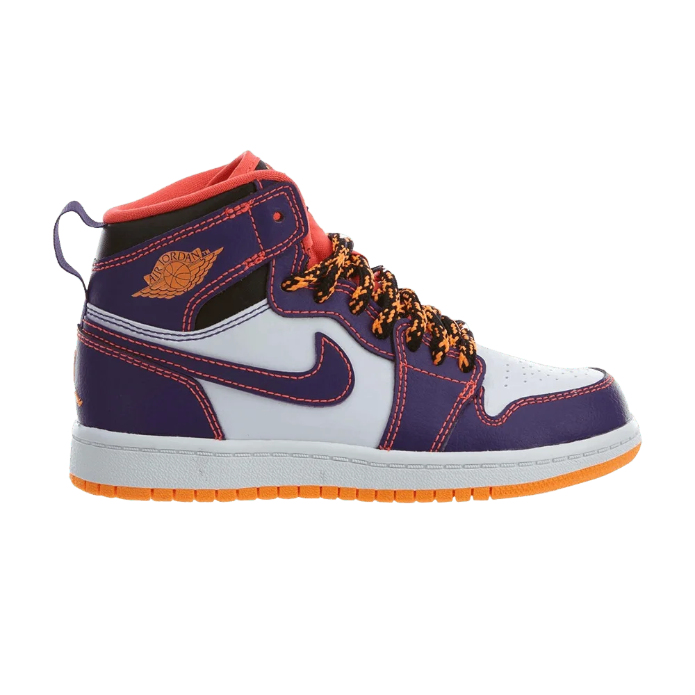 Krossovki-Air-Jordan-1-Retro-High-PS-Purple-Crimson