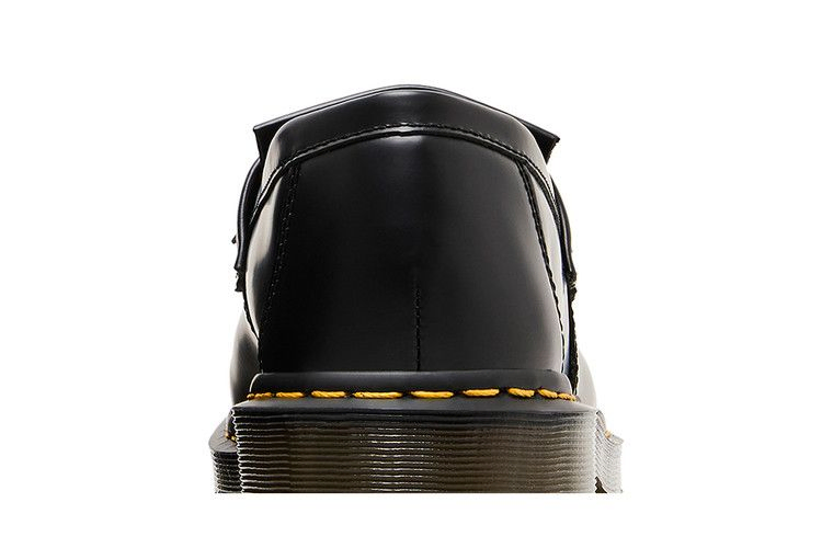 Кроссовки Dr. Martens Adrian Yellow Stitch Leather Tassel Loafer 'Black'