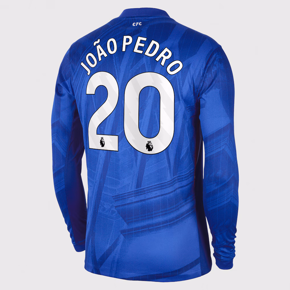 Футбольный лонгслив Chelsea Nike Home Stadium Long Sleeve Shirt 2025-26 João Pedro 20