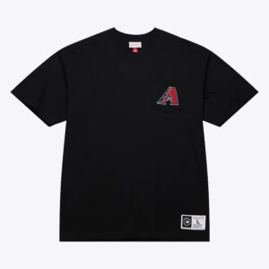 Mitchell-Ness-Black-Arizona-Diamondbacks-Vintage-Logo-Double-Hit-Pocket-T-Shirt-300x300