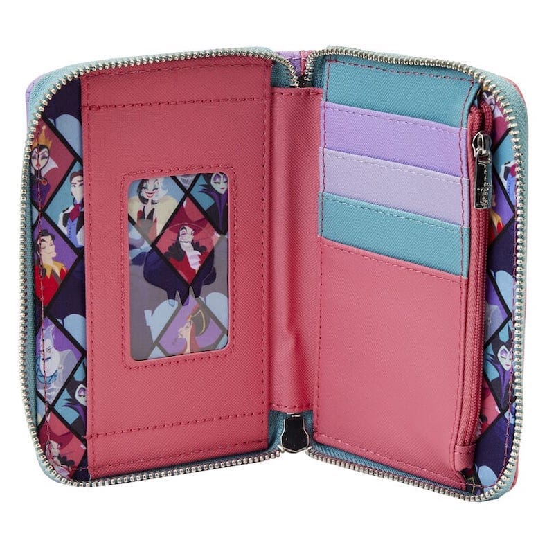 Кошелёк Disney Villains Color Block Zip Around Wallet