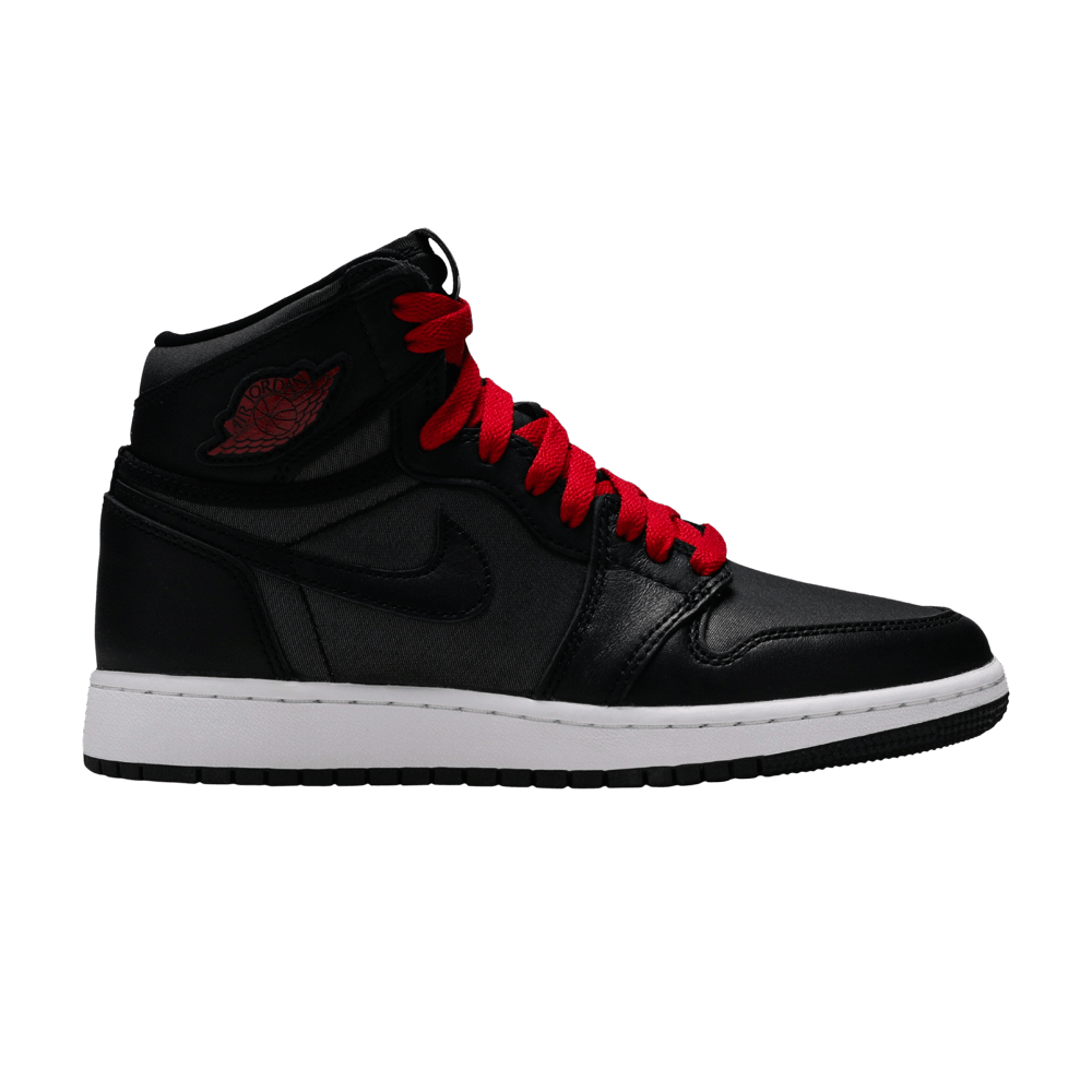 Кроссовки Air Jordan 1 Retro High OG BG 'Black Gym Red'