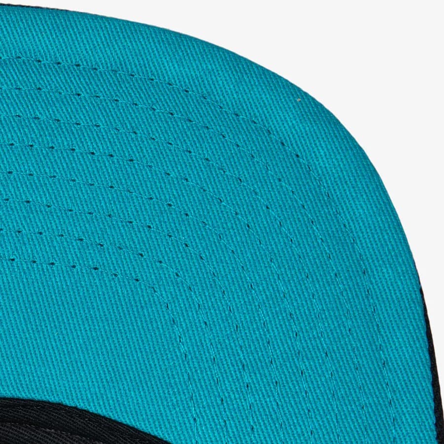 Бейсболка Mitchell & Ness Black Florida Marlins Cooperstown Collection Blurred Vision Snapback Hat