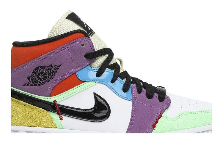 Кроссовки Wmns Air Jordan 1 Mid SE 'Lightbulb'