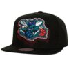 Mitchell-Ness-Big-Face-7.0-Snapback-HWC-Charlotte-Hornets-Hat-100x100