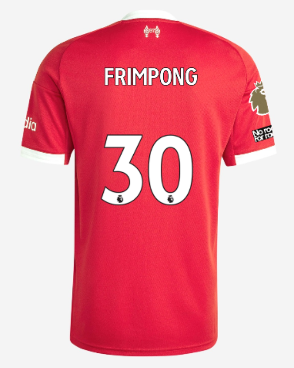 Футбольное джерси Liverpool FC adidas Mens 25/26 Home Jersey FRIMPONG 30