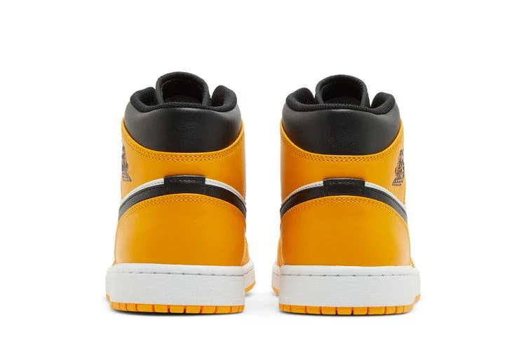 Кроссовки Air Jordan 1 Mid 'Reverse Yellow Toe'
