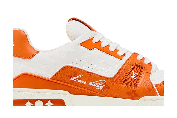 Кроссовки Louis Vuitton Trainer Low 'Orange Monogram'