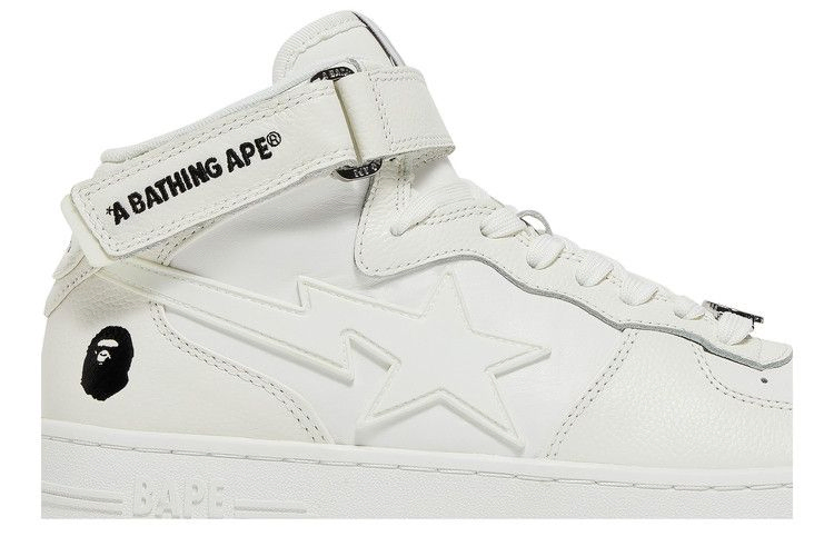Кроссовки Bapesta Mid 'White'