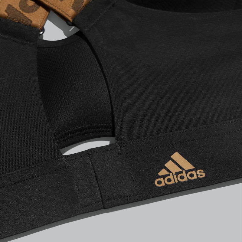 Спортивный топ adidas Ivy Park Cutout Medium Support Bra Black