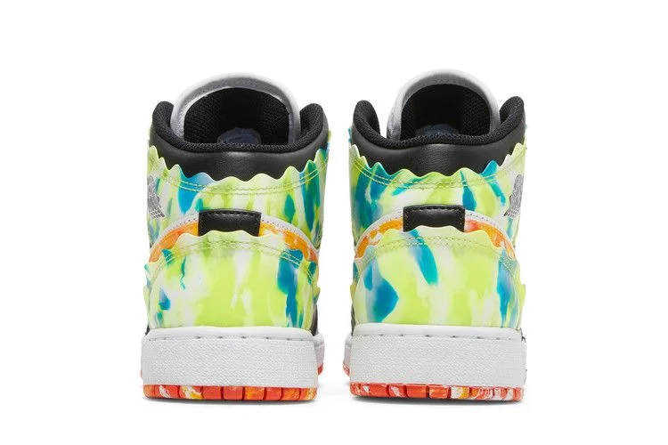 Кроссовки Air Jordan 1 Mid SE GS 'Drip'