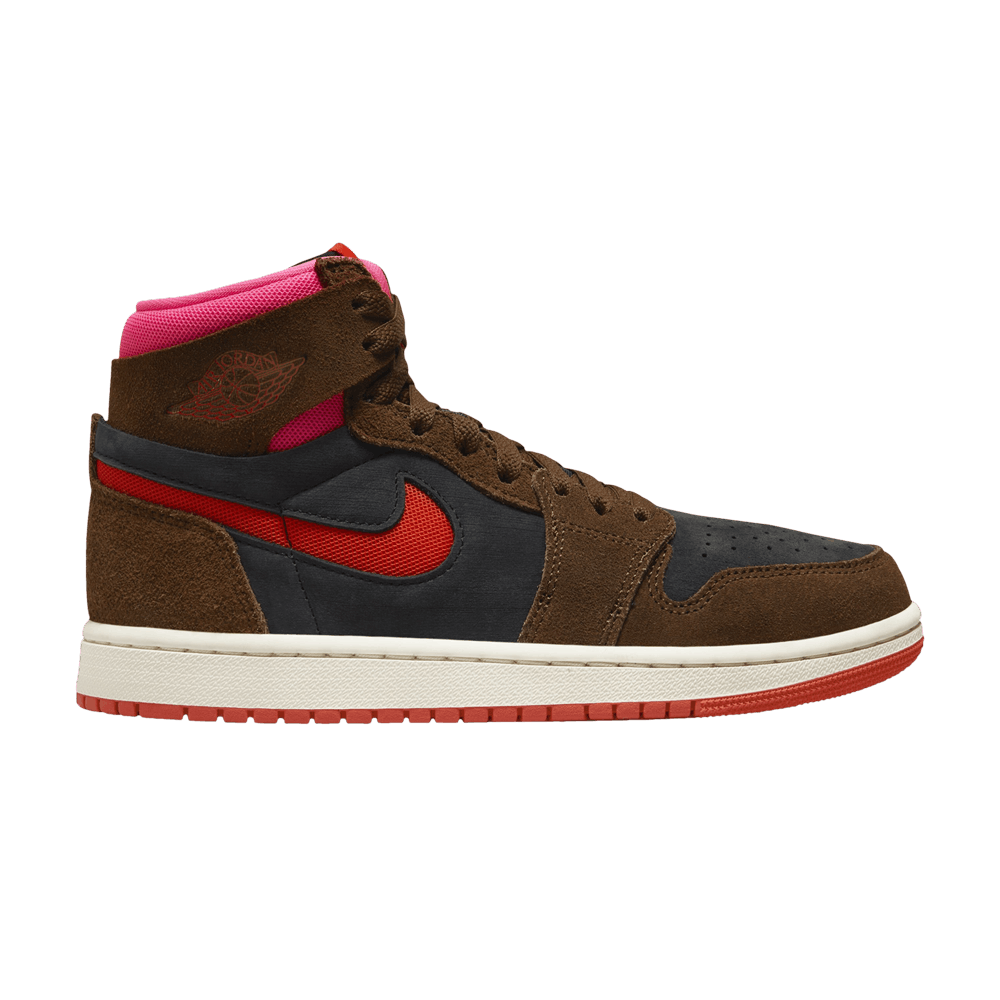 Кроссовки Wmns Air Jordan 1 High Zoom Comfort 2 'Cacao Wow Picante Red'