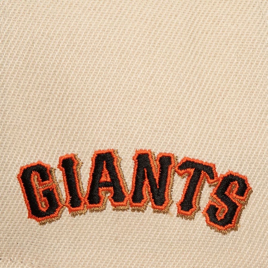 Mitchell-Ness-Oatmeal-San-Francisco-Giants-Legacy-Defined-Pro-Crown-Snapback-Hat-3