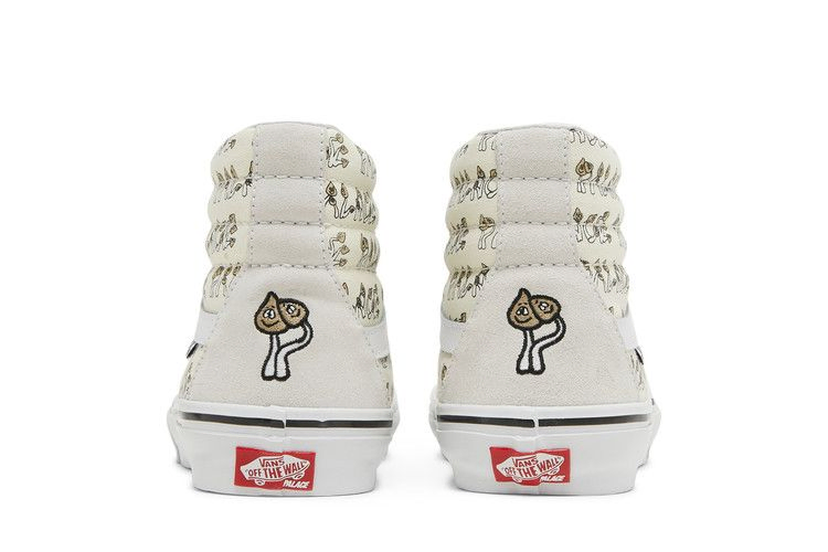 Palace x Vans Sk8-Hi 'Mushrooms - Marshmallow'