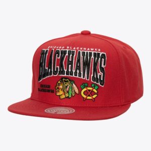 Mitchell-Ness-Red-Chicago-Blackhawks-Champ-Stack-Snapback-Hat-300x300