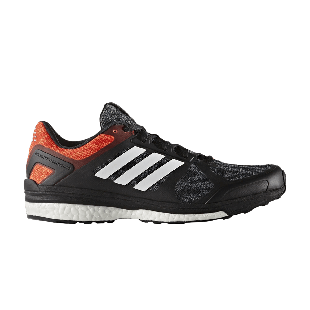 Кроссовки adidas Supernova Sequence 9 'Black Bold Orange'