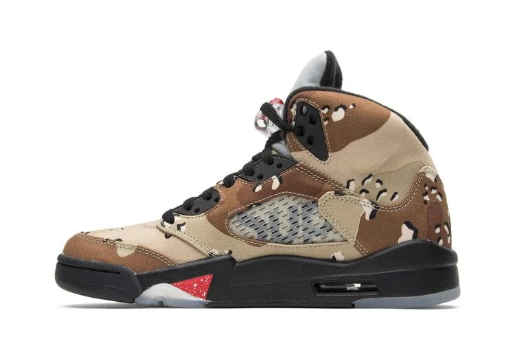 Кроссовки Supreme x Air Jordan 5 Retro 'Desert Camo'