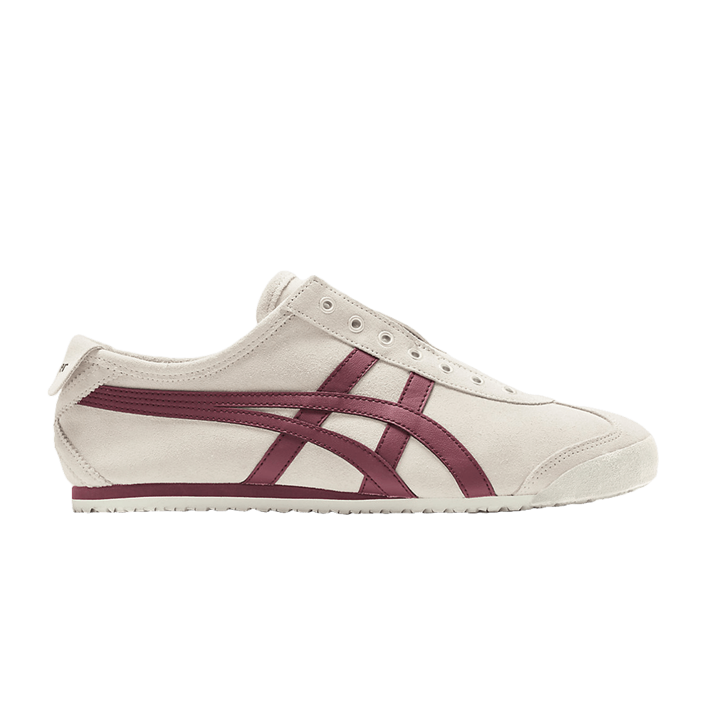 Кроссовки Onitsuka Tiger Mexico 66 Slip-On 'Birch Dark Cherry'