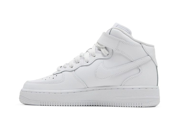 Кроссовки Nike Air Force 1 Mid LE GS 'Triple White'