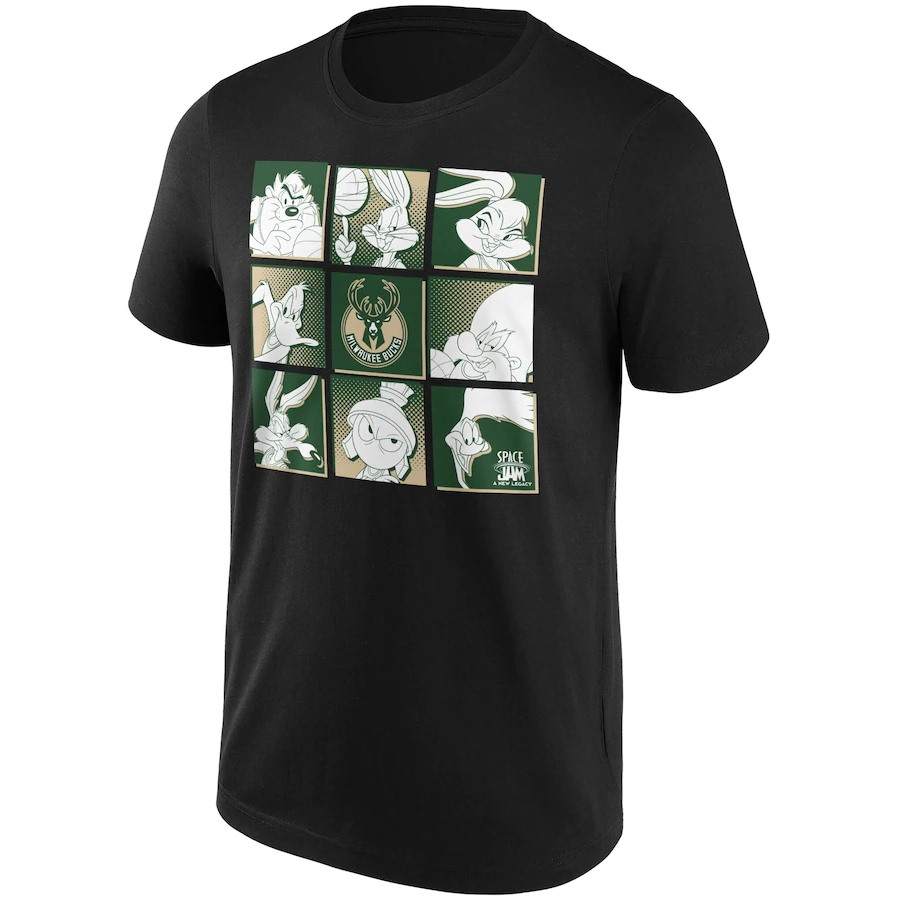 Футболка Milwaukee Bucks Fanatics Branded Space Jam Tune Squad T-Shirt – Mens