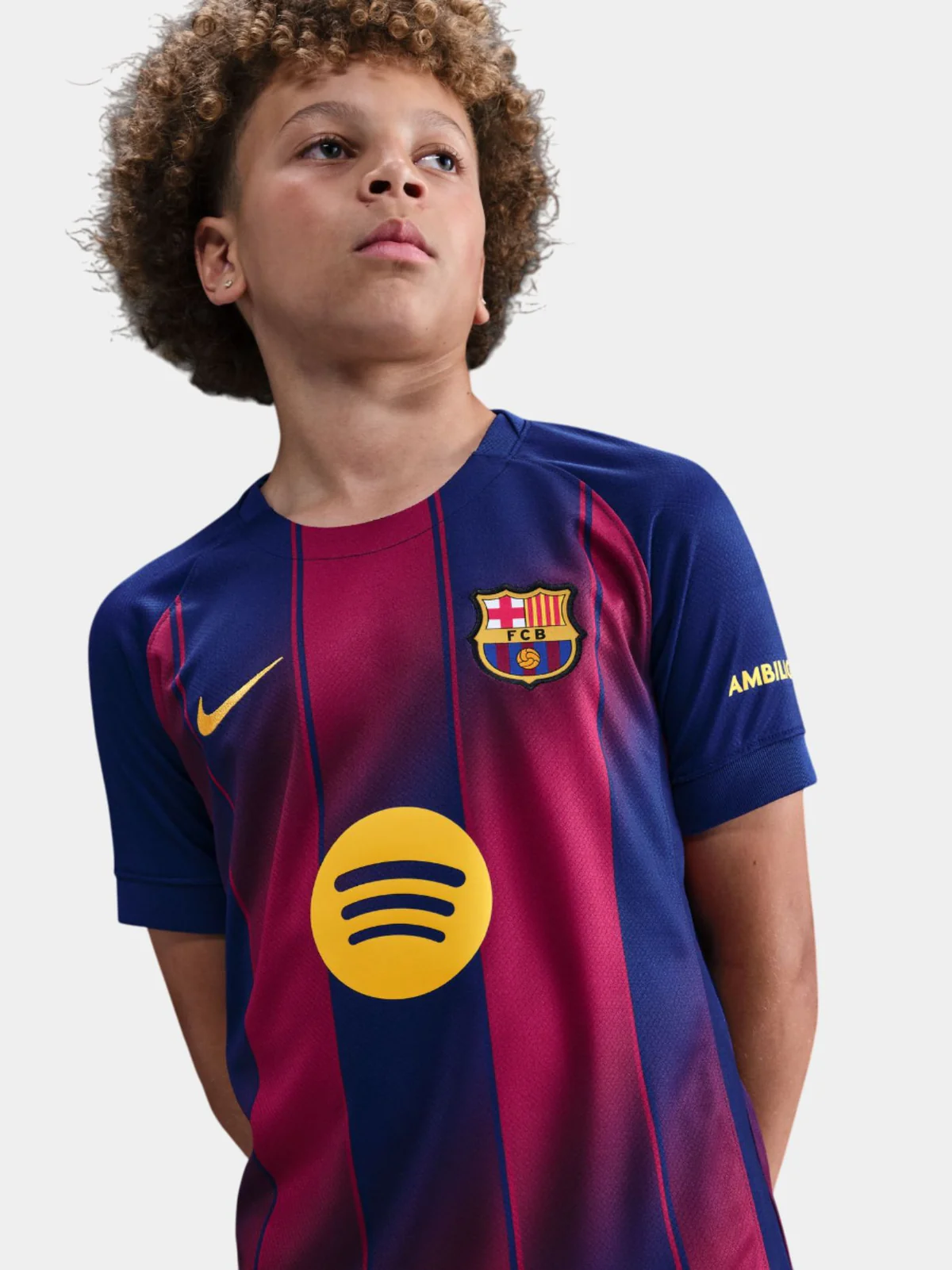 Детское футбольное джерси FC Barcelona 25/26 UCL or La Liga home jersey R. ARAUJO