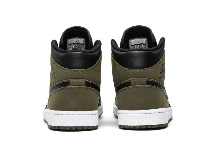 Air-Jordan-1-Mid-Olive-Canvas-5