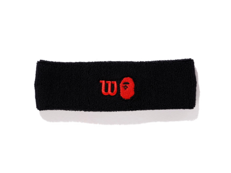 Повязка на голову BAPE x Wilson Headband Black