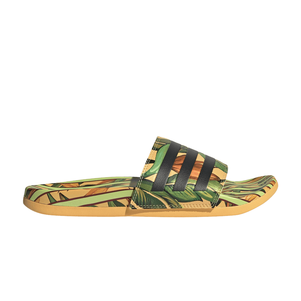Adidas Wmns Adilette Comfort Sandal 'Semi Spark Tropical Print'