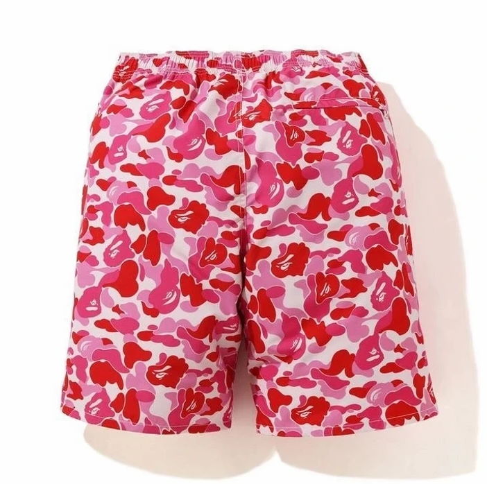Спортивные шорты BAPE ABC Camo Beach Shorts (SS20) Pink