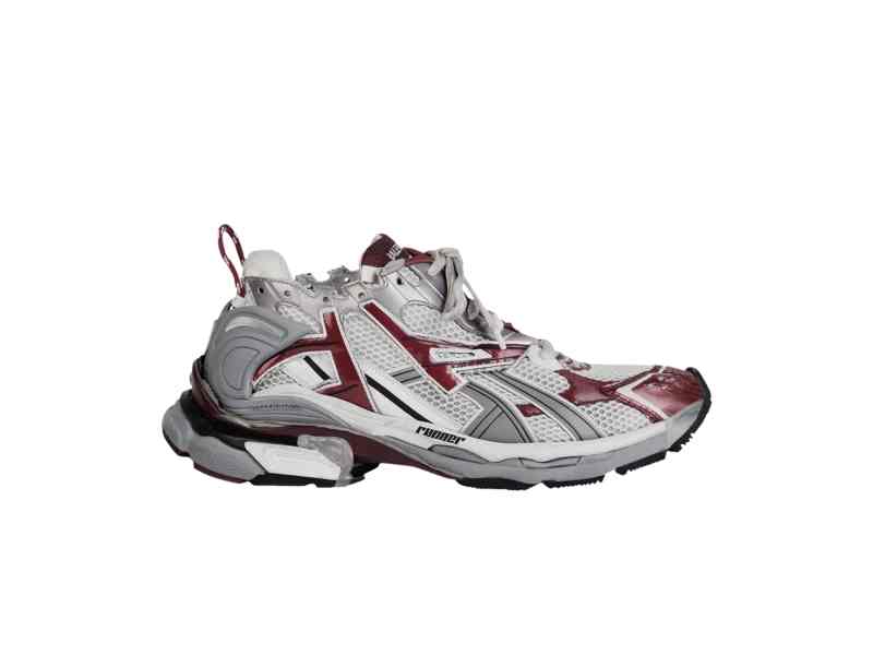 Кроссовки Balenciaga Wmns Runner Sneaker White Burgundy