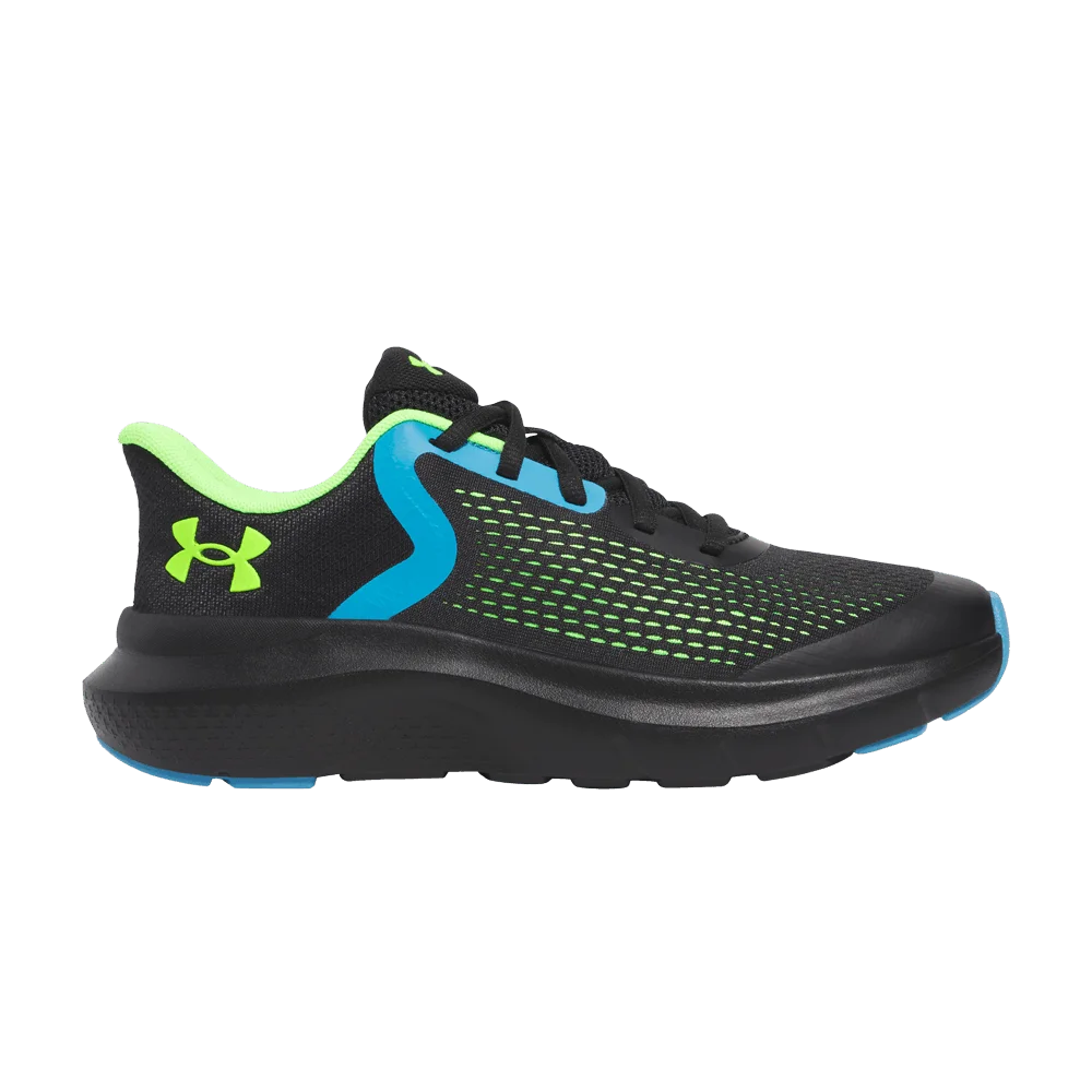 Krossovki-Under-Armour-Rogue-5-GS-Black-Hyper-Green
