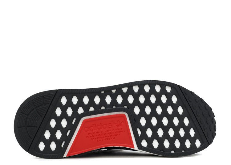 Кроссовки Adidas NMD_R1 'Black Red' Foot Locker EU Exclusive