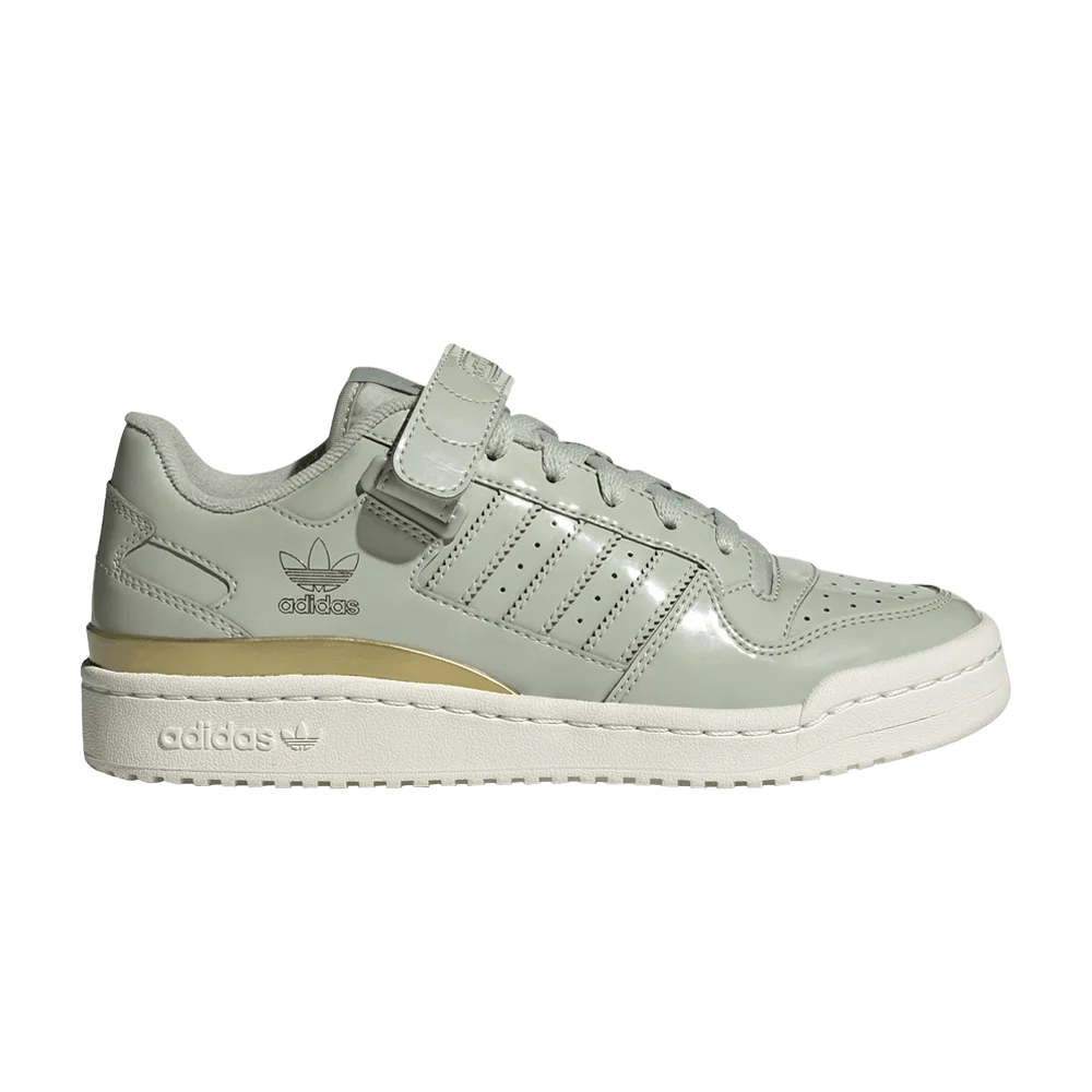 Krossovki-Adidas-Wmns-Forum-Low-Halo-Green-Matte-Gold